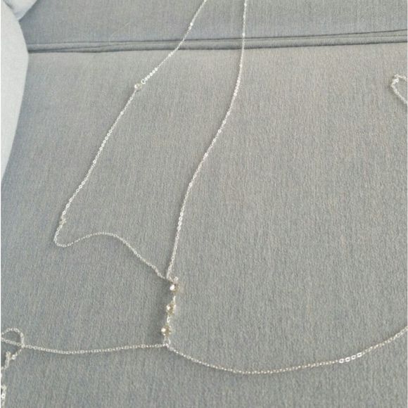 Womens Crystal Bikini Chain Link Beach Crossover B - Picture 4 of 4